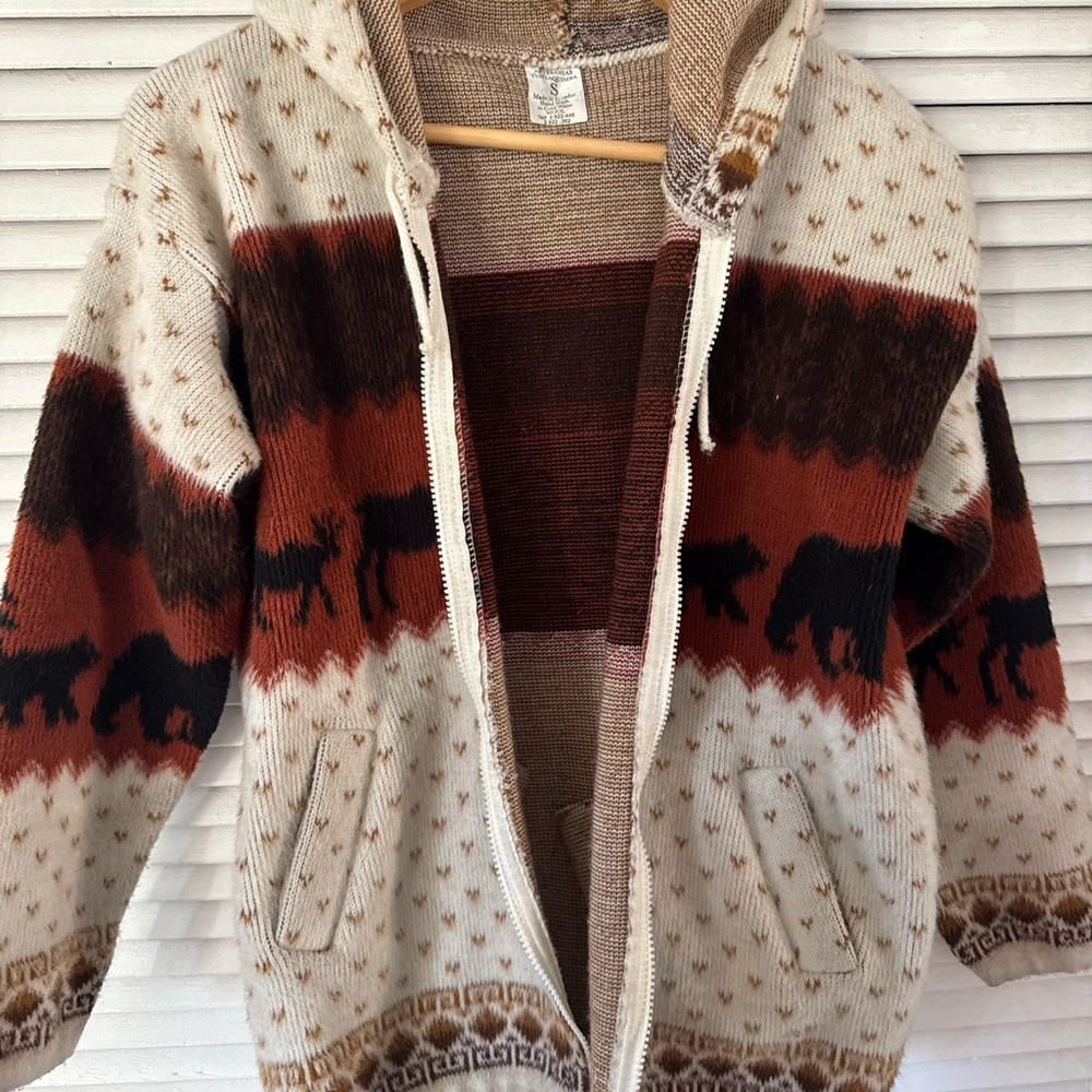 Artesanias Tuntaquimba Wool Knit Jacket